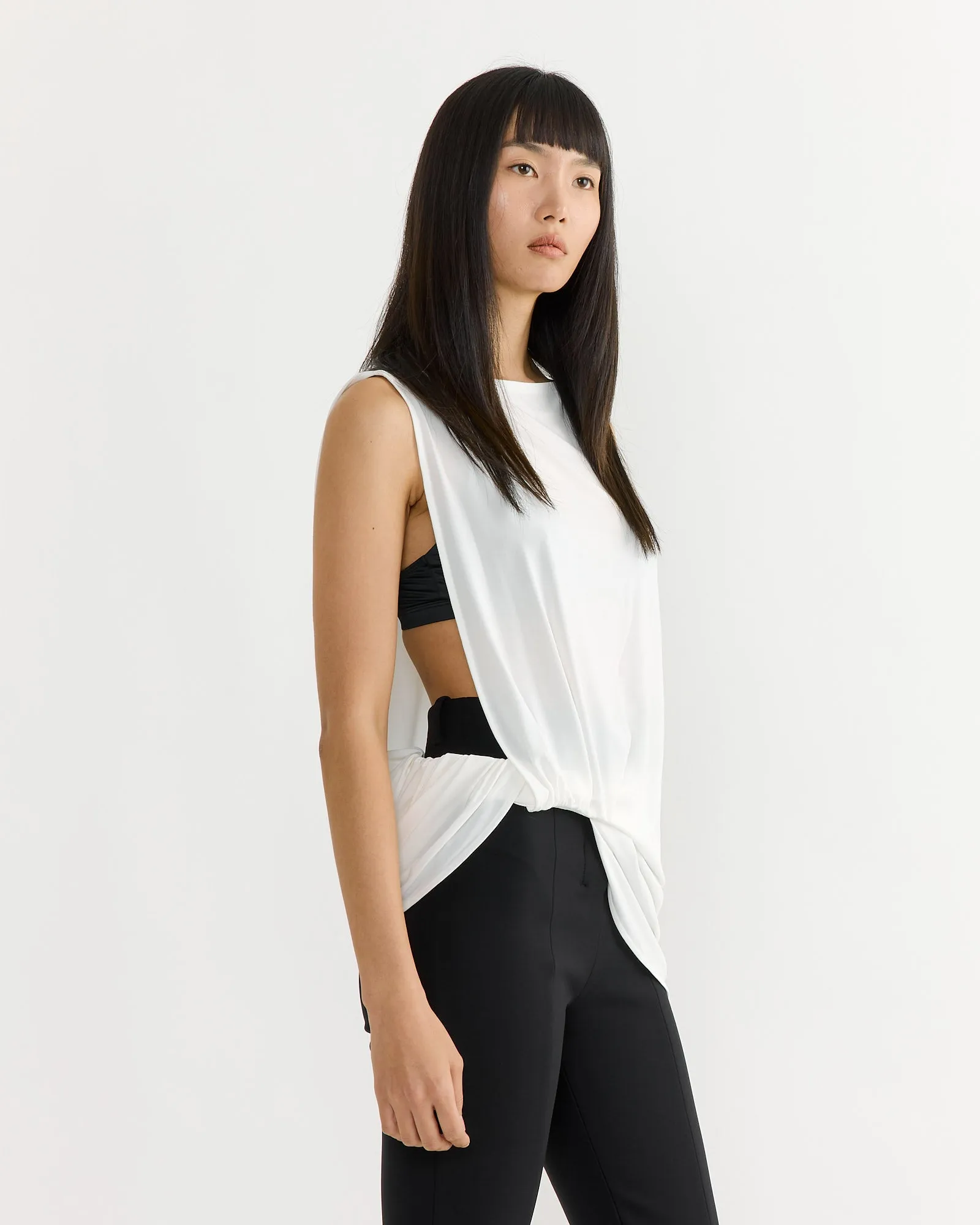 Le Haut Peplo Top in White sold by Mohawk General Store product image thumbnail 3