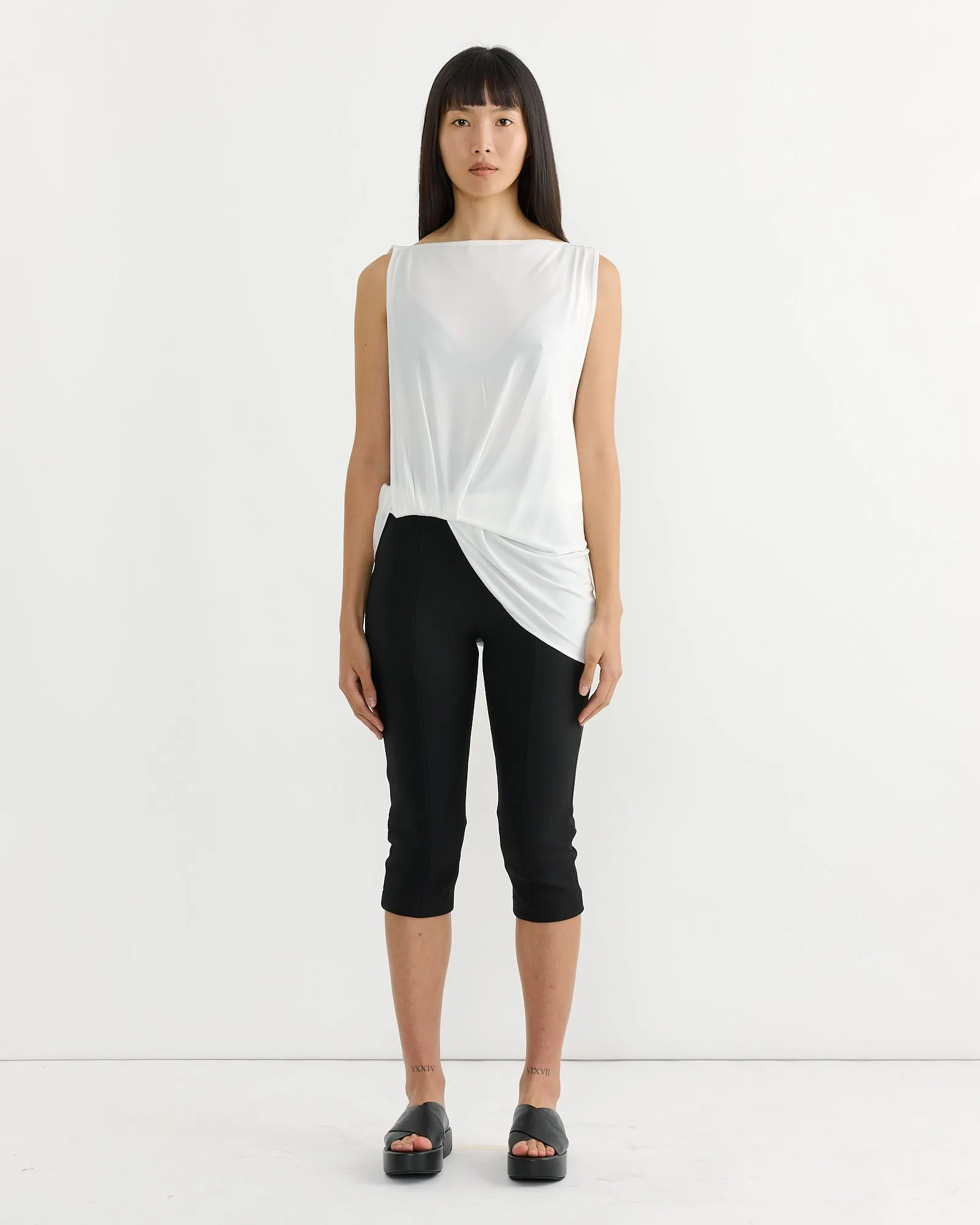 Le Haut Peplo Top in White sold by Mohawk General Store product image thumbnail 2