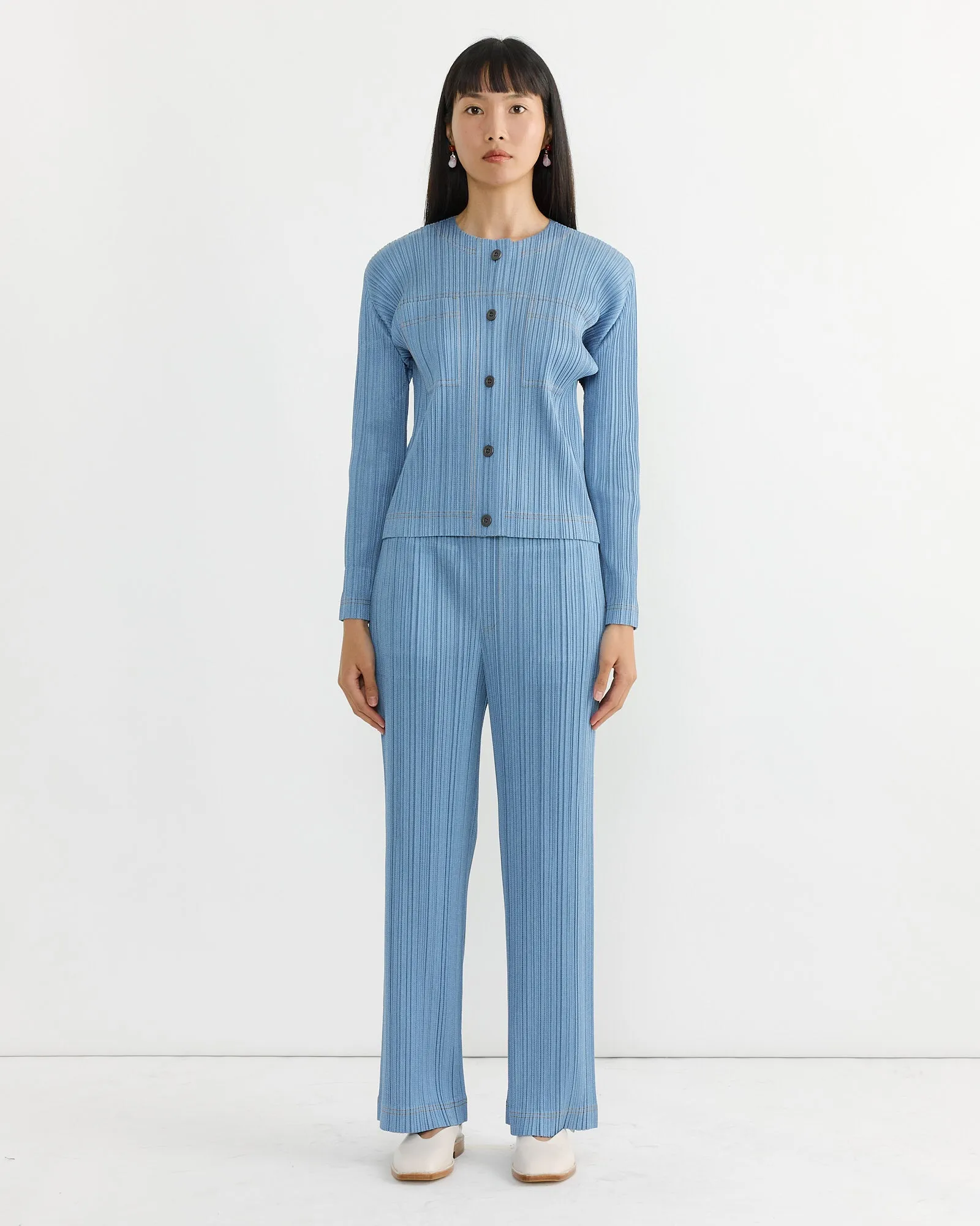 Cotton Denim Top in Light Blue sold by Mohawk General Store product image thumbnail 2