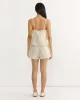 Placket Short Set in Butter Stripe sold by Mohawk General Store