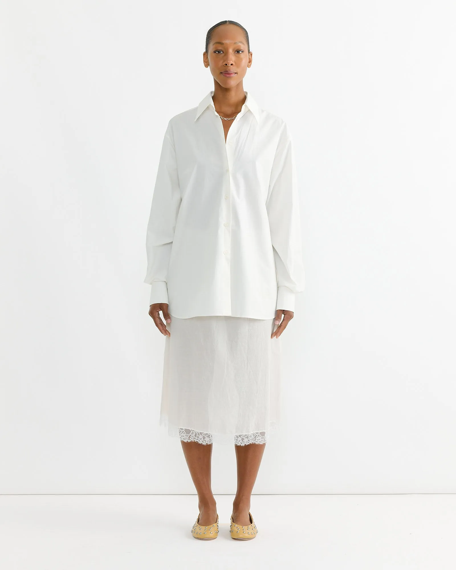 Midi Dress in White sold by Mohawk General Store