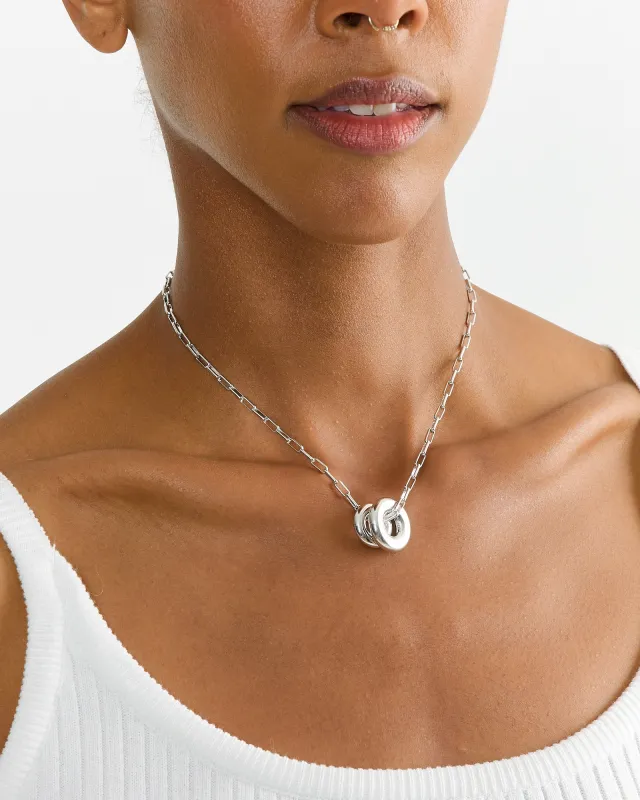 Silver Moneta Necklace sold by Mohawk General Store