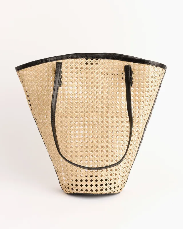 Tula Bag in Black Rattan sold by Mohawk General Store