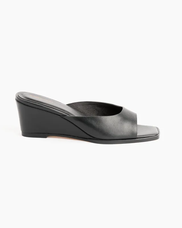 Moderna Wedge Sandal in Black sold by Mohawk General Store