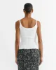 Ribbed Knit Tank in White sold by Mohawk General Store