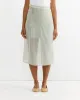 Organza Wrap Skirt in Light Green sold by Mohawk General Store