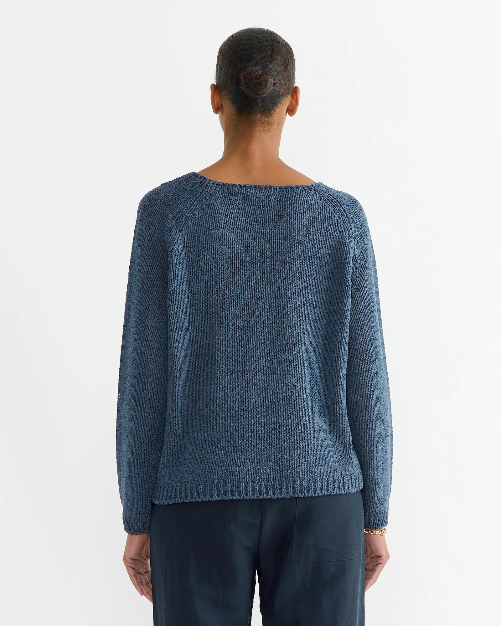 Boat Neck Sweater in Navy sold by Mohawk General Store product image thumbnail 3