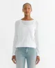 Rei Long Sleeve T-Shirt in White sold by Mohawk General Store