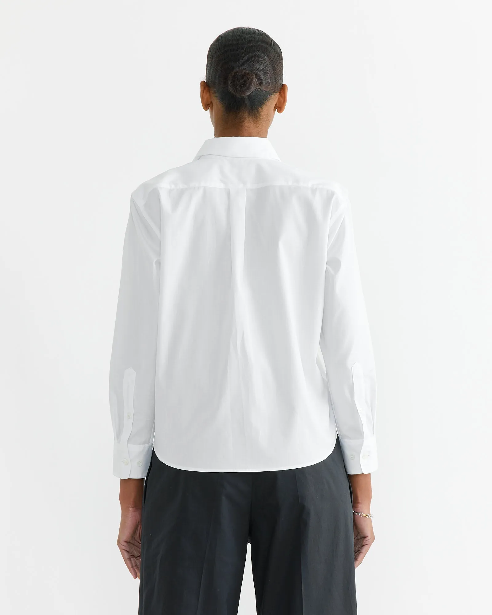 Cropped Classic Shirt in White sold by Mohawk General Store product image thumbnail 3