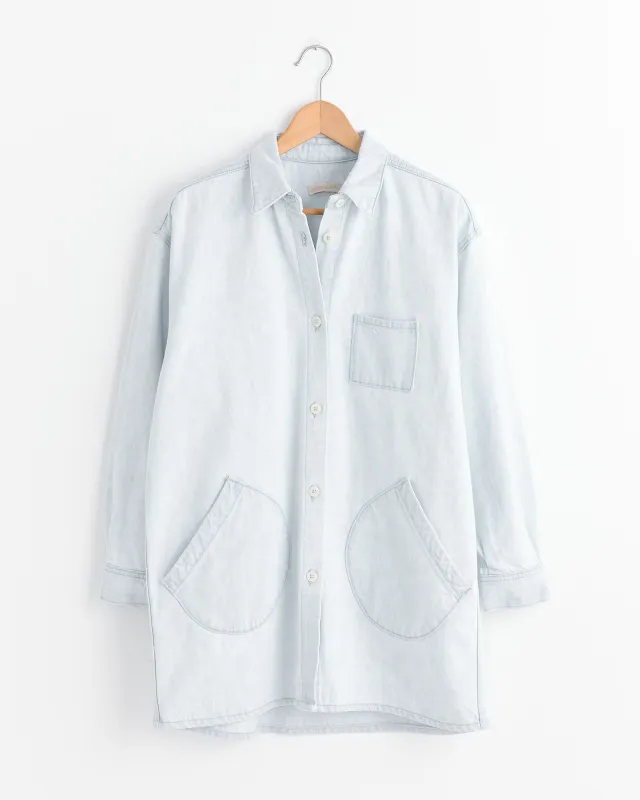 Okuda Jacket in Pale Blue sold by Mohawk General Store