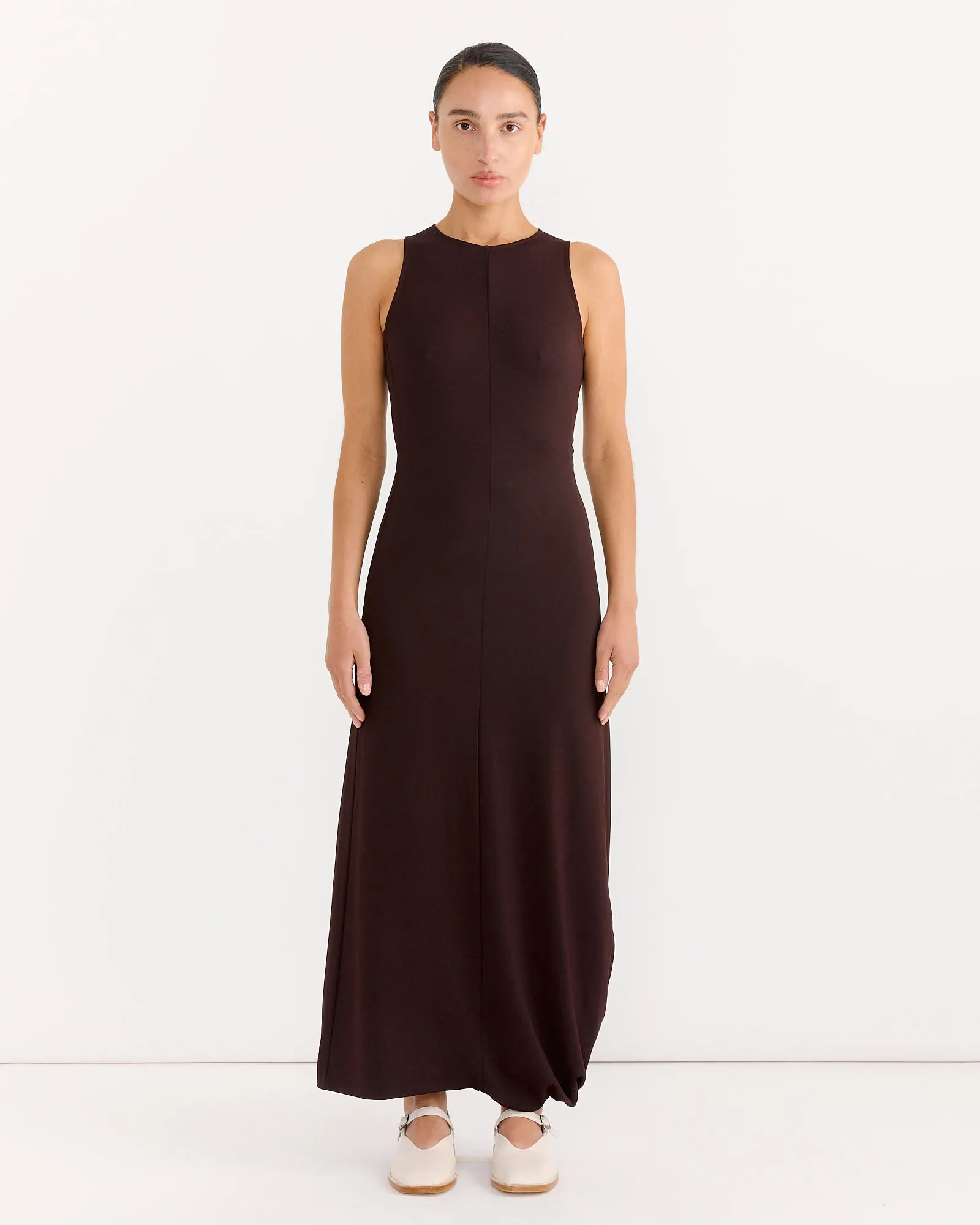 Twisted Hem Dress in Dark Cherry sold by Mohawk General Store