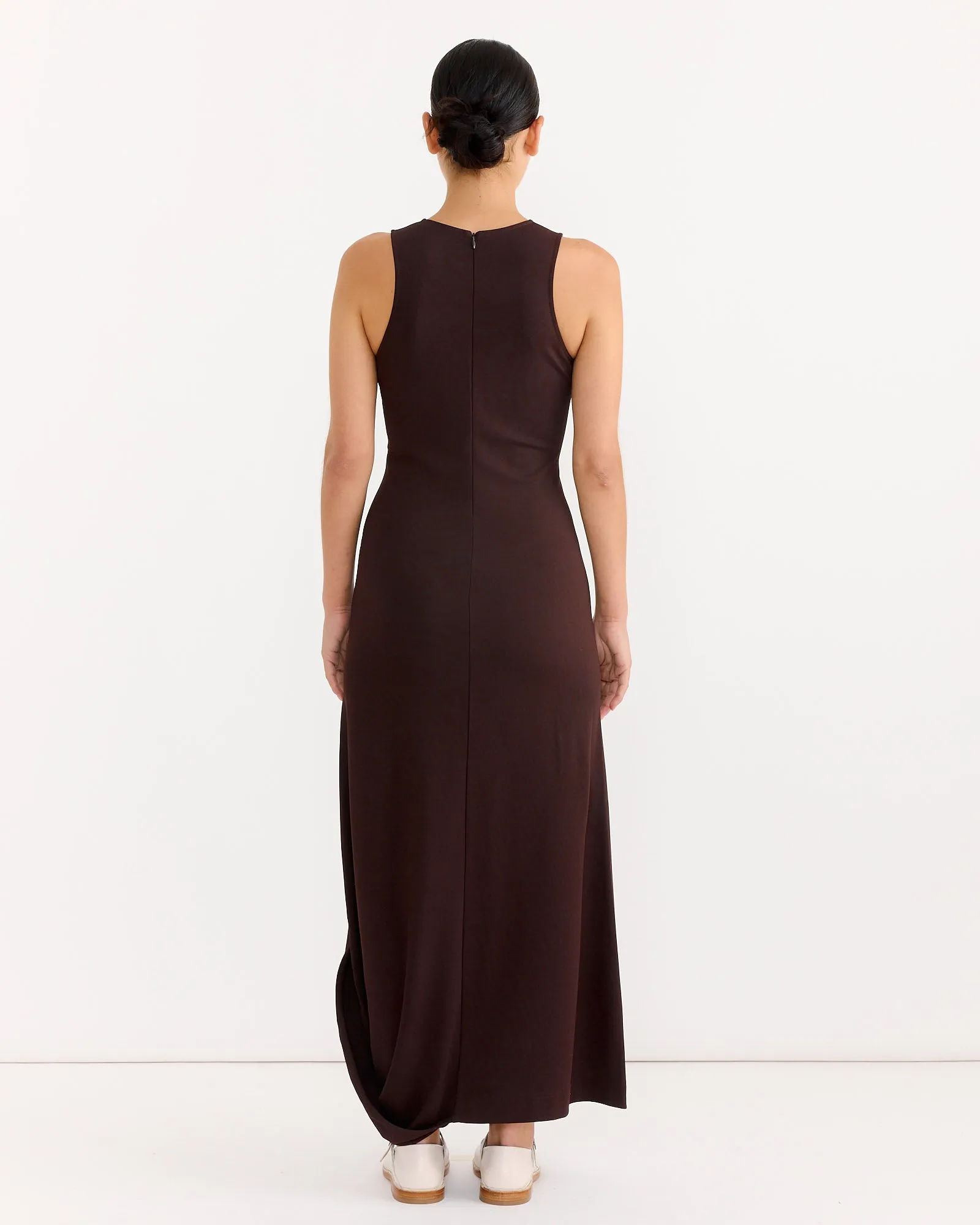 Twisted Hem Dress in Dark Cherry sold by Mohawk General Store product image thumbnail 2