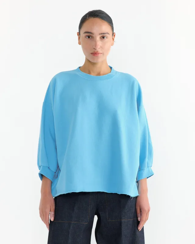 Fond Sweatshirt in Sky Blue made by Rachel Comey