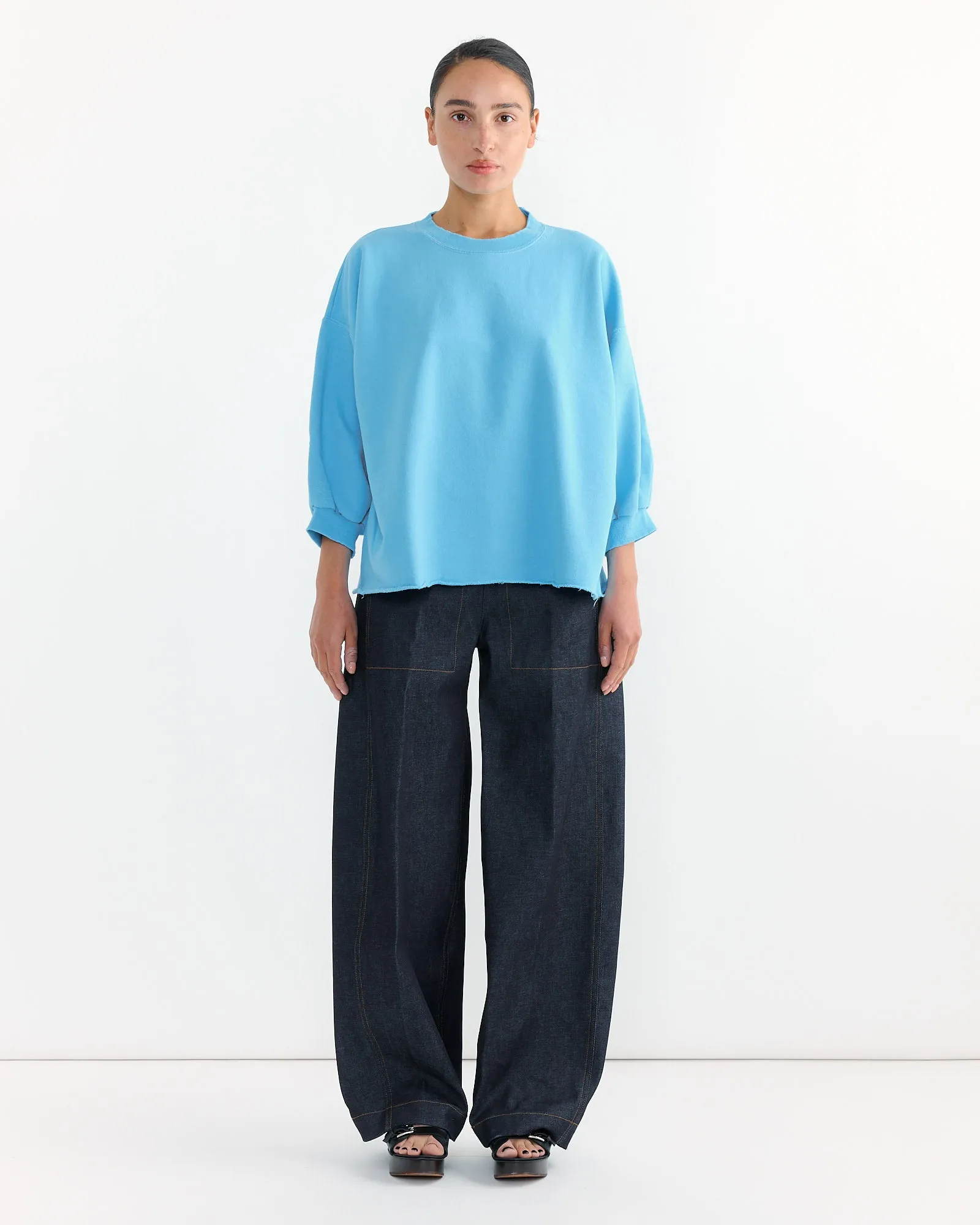 Fond Sweatshirt in Sky Blue sold by Mohawk General Store product image thumbnail 2