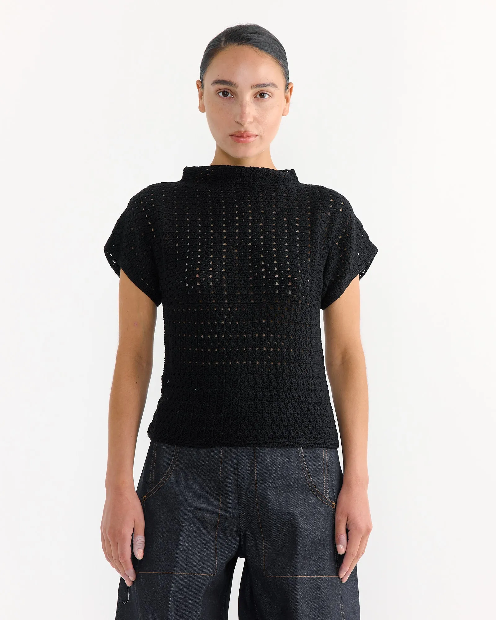 Morelia Top in Black sold by Mohawk General Store