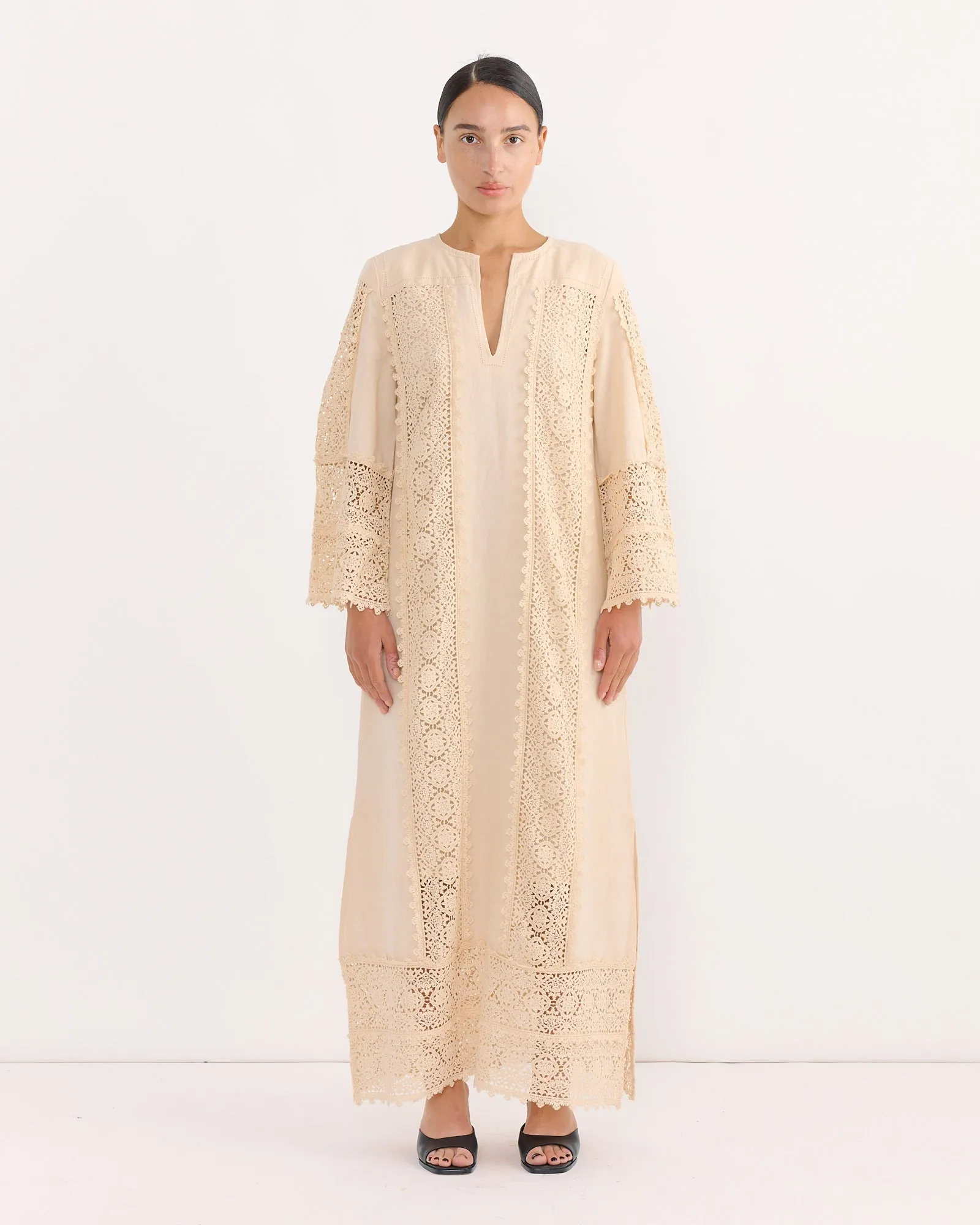 Delane Dress in Soft White sold by Mohawk General Store