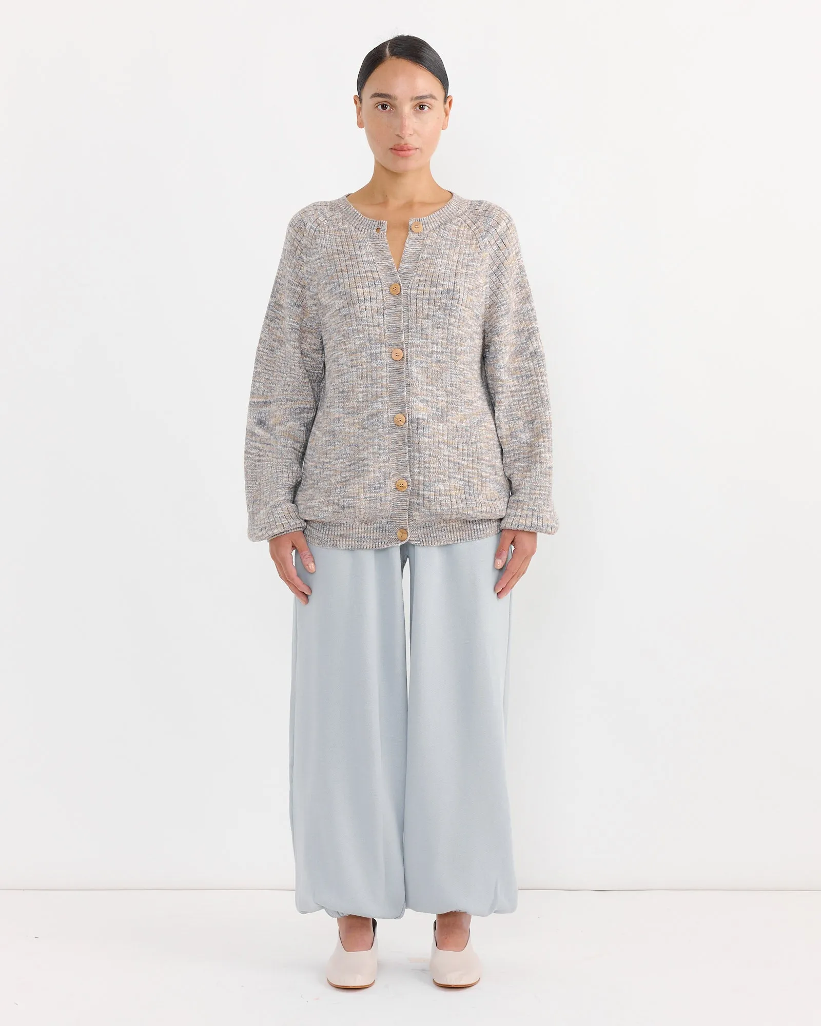 Soar Cardigan in Grey Melange sold by Mohawk General Store product image thumbnail 2