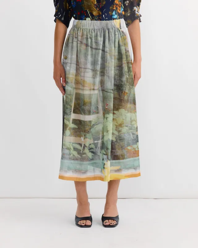 Skirt in Print T/Reflections sold by Mohawk General Store