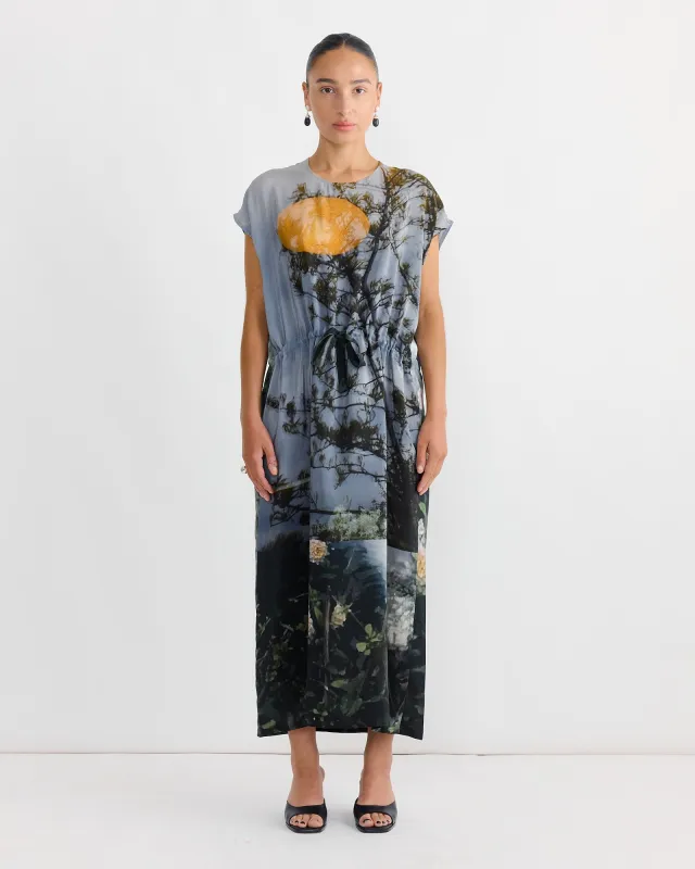 Simple Dress in Print T/Reflections sold by Mohawk General Store