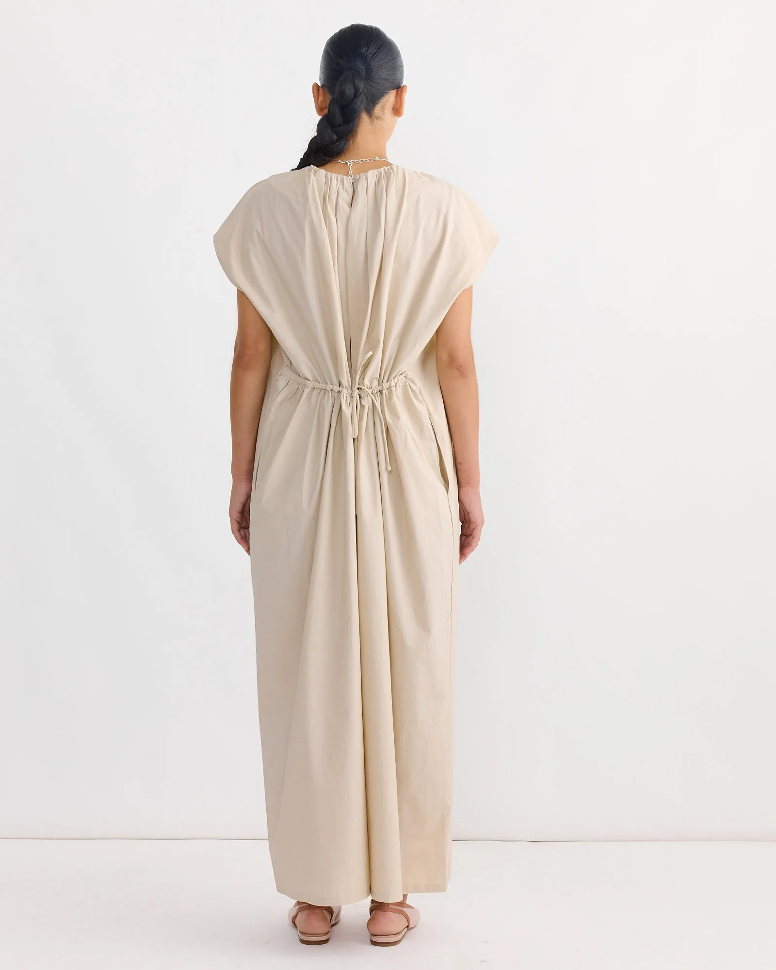 Shirred Jumpsuit in Oyster sold by Mohawk General Store product image thumbnail 3