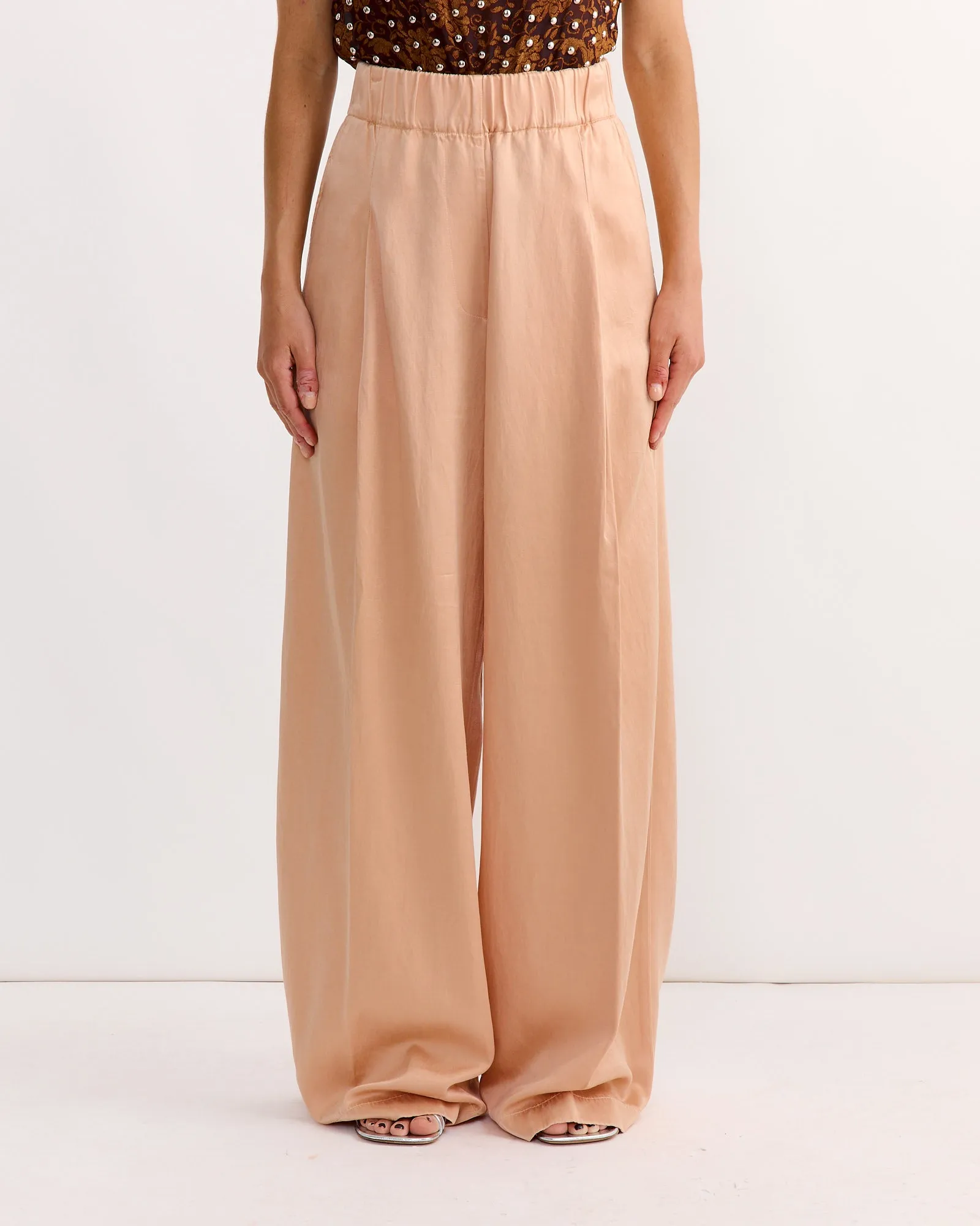 Elasticated Pants in Peach sold by Mohawk General Store