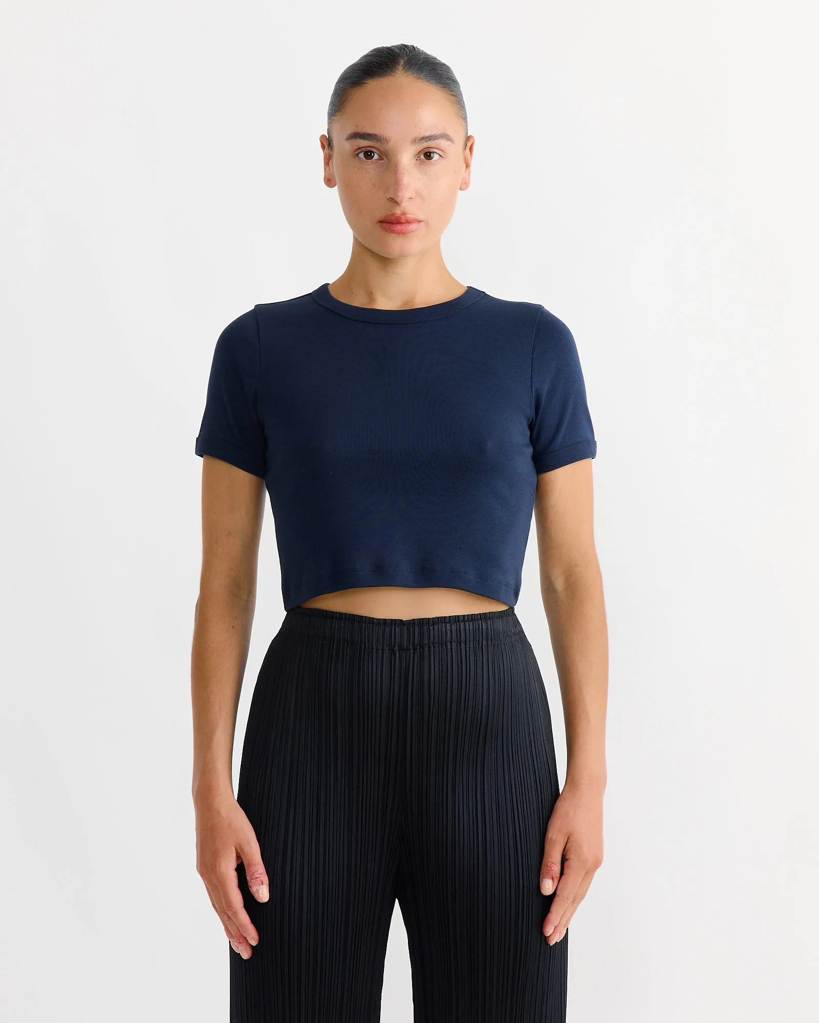 Car Crop Tee in Navy sold by Mohawk General Store