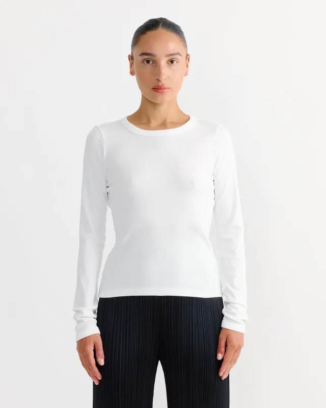 Max Tee in White sold by Mohawk General Store