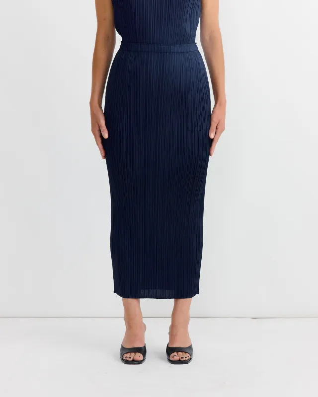 New Colorful Basics 4 Skirt in Navy sold by Mohawk General Store