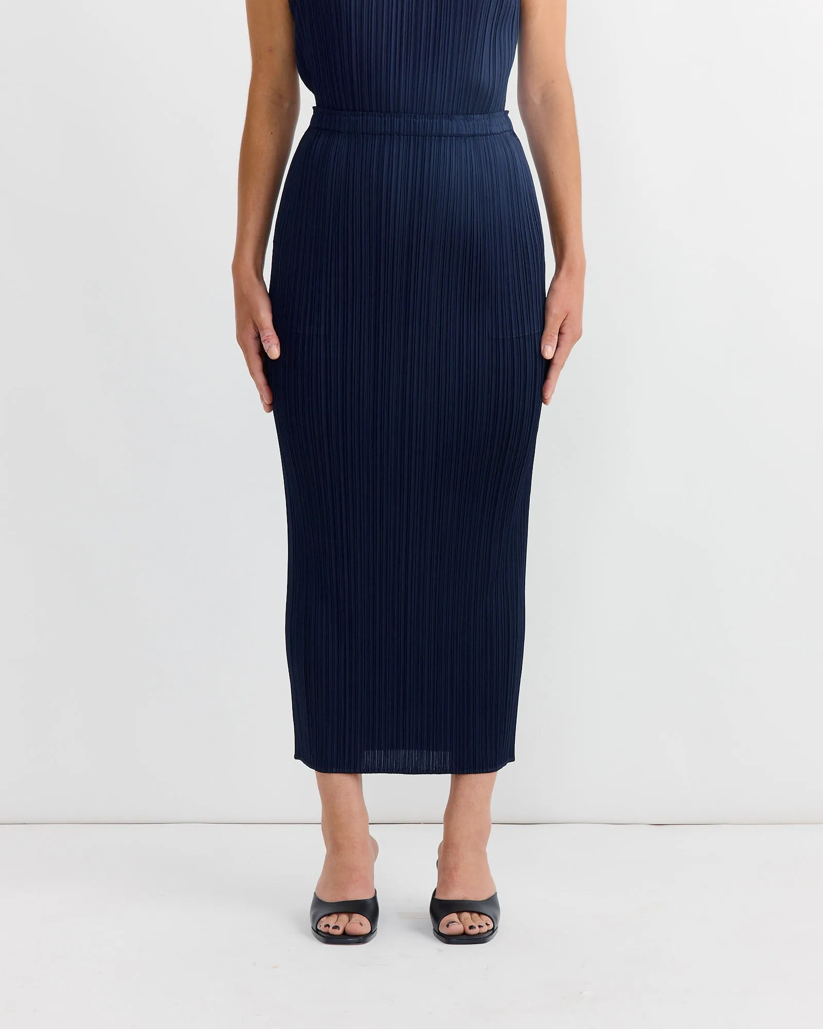 New Colorful Basics 4 Skirt in Navy sold by Mohawk General Store