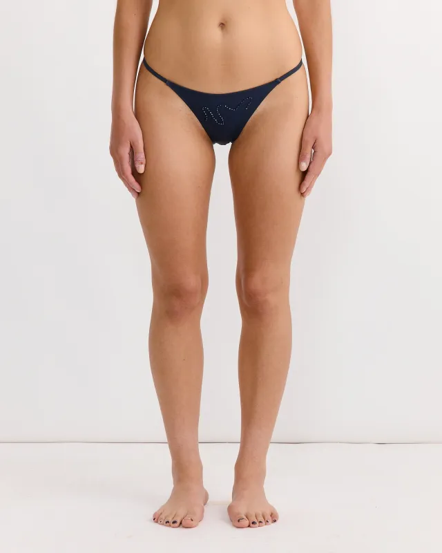 Sharpie Bikini Bottom in Navy sold by Mohawk General Store