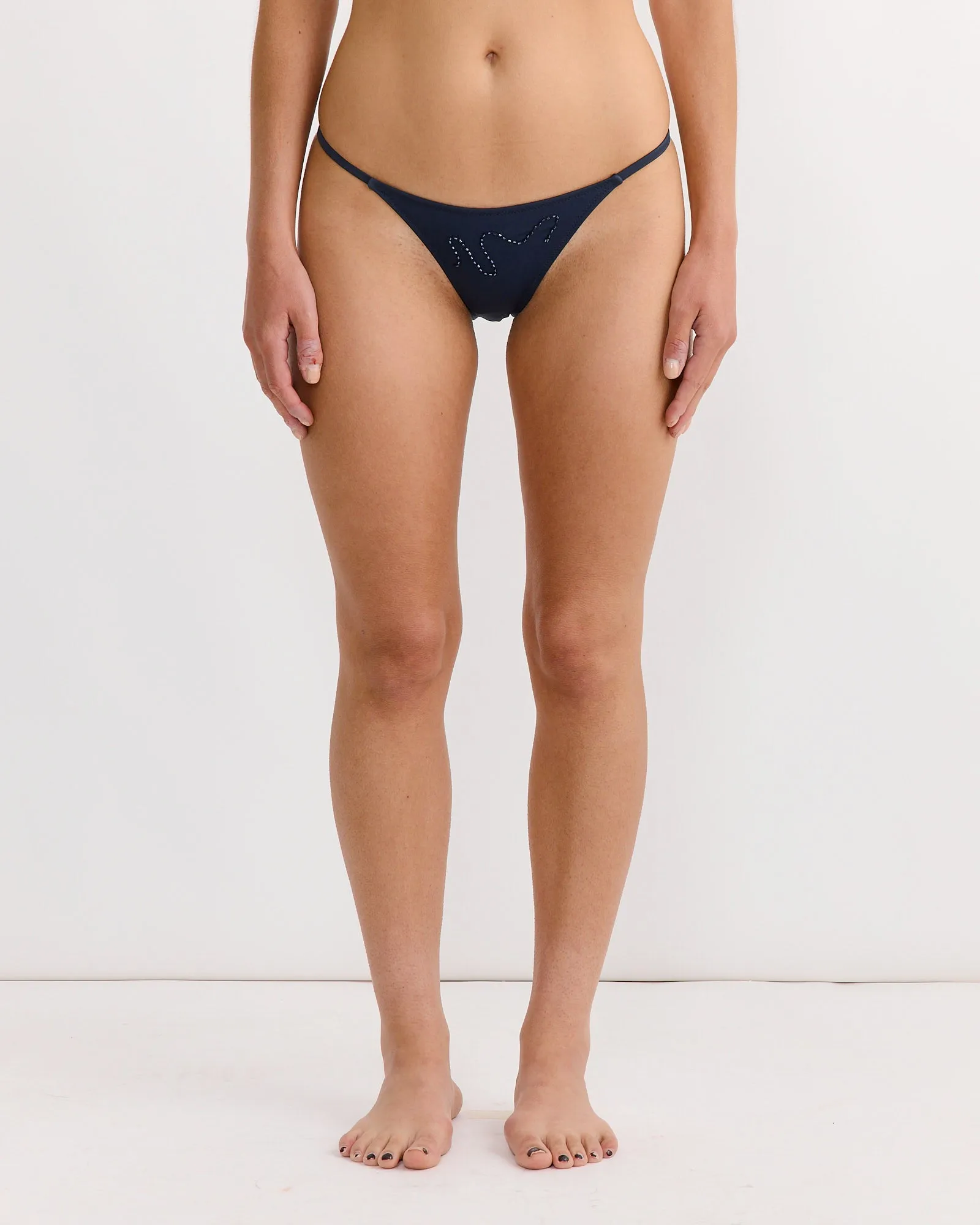 Sharpie Bikini Bottom in Navy sold by Mohawk General Store