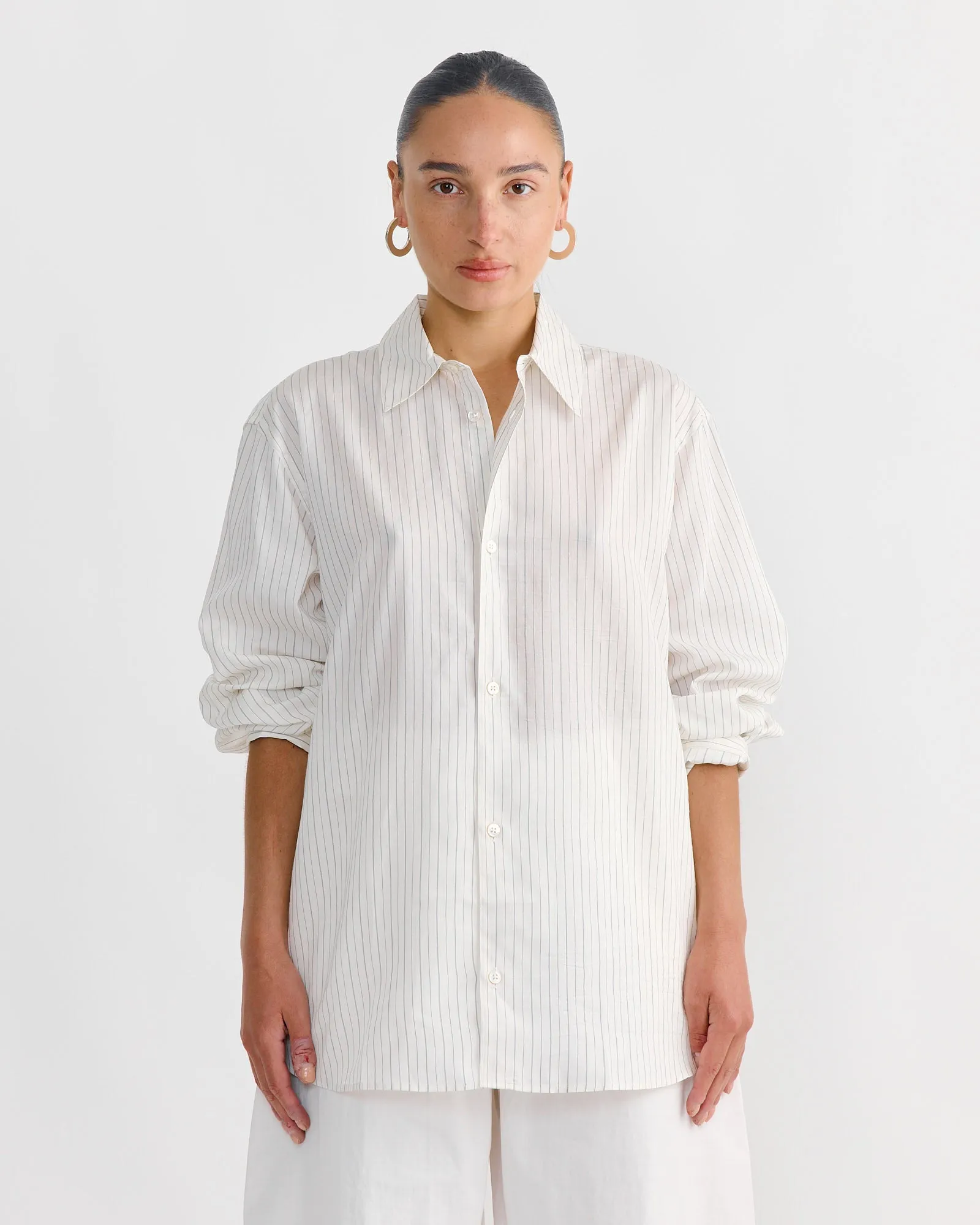 View Shirt in Ecru/Black sold by Mohawk General Store