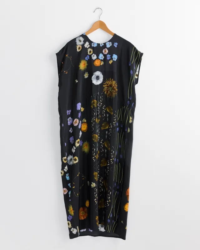 Simple Dress in Print I/Flowers on Black sold by Mohawk General Store