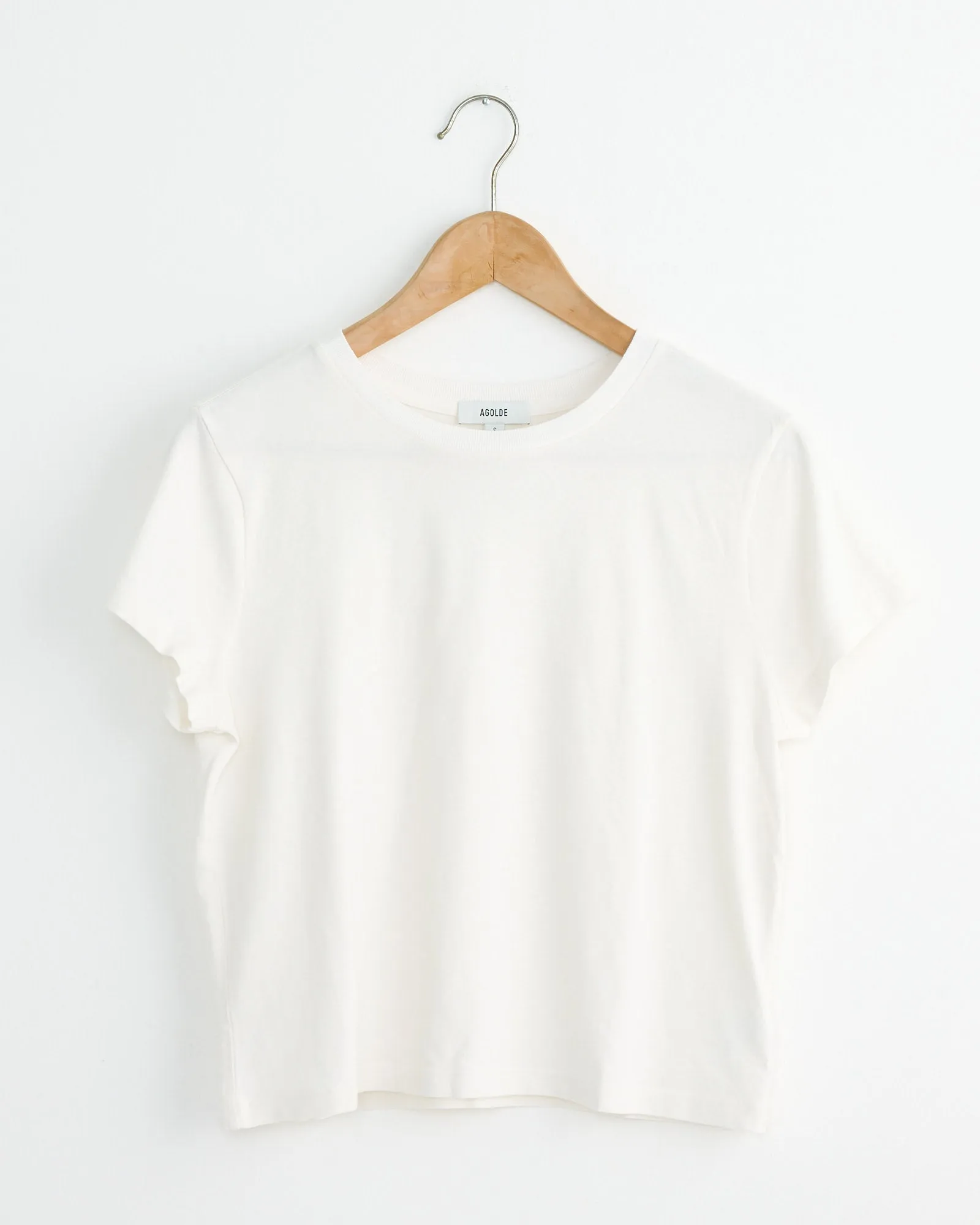 Adine Shrunken Tee in White Ash sold by Mohawk General Store