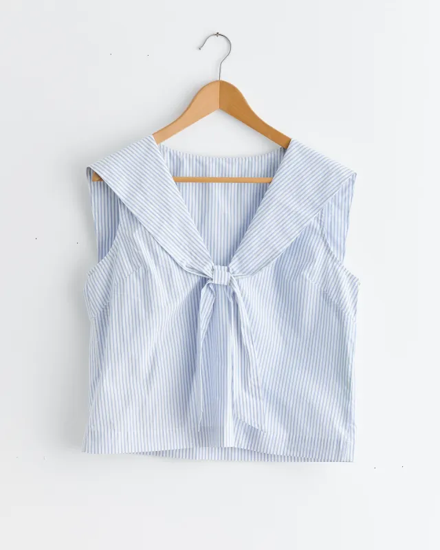 Jean Top Riviera Stripe sold by Mohawk General Store