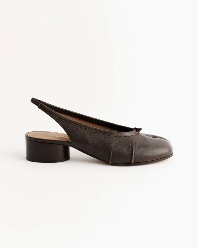 Tabi New Ballerina Slingback in Brown sold by Mohawk General Store