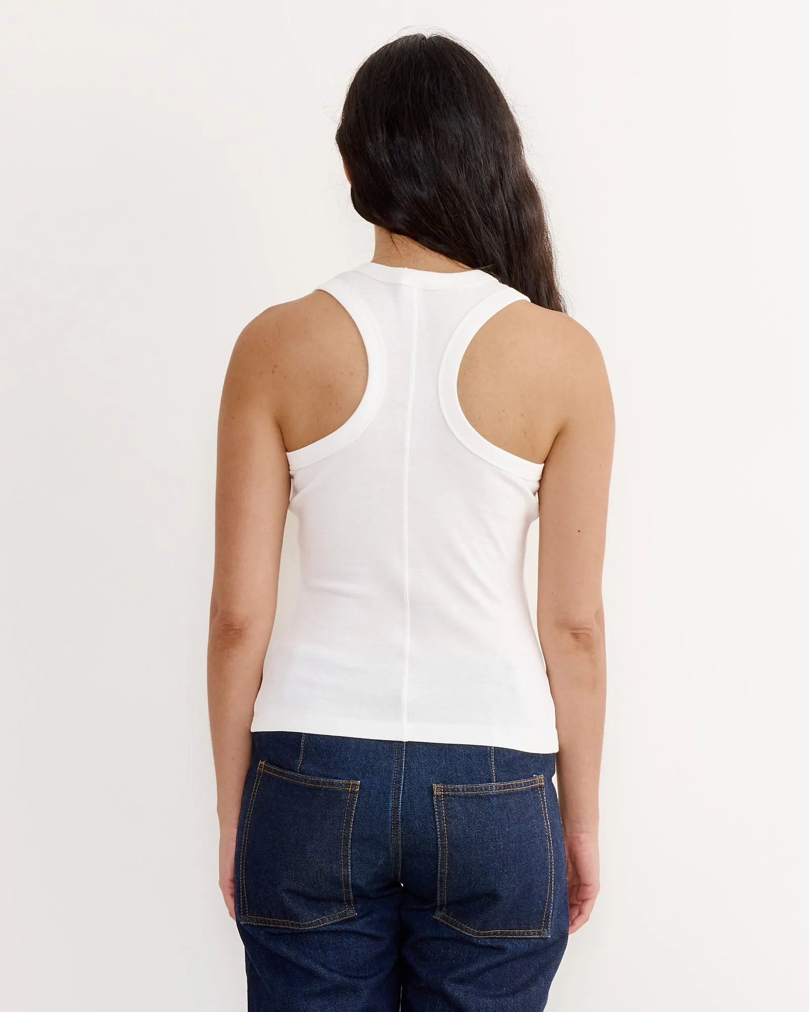 Hannah Tank in White sold by Mohawk General Store product image thumbnail 2