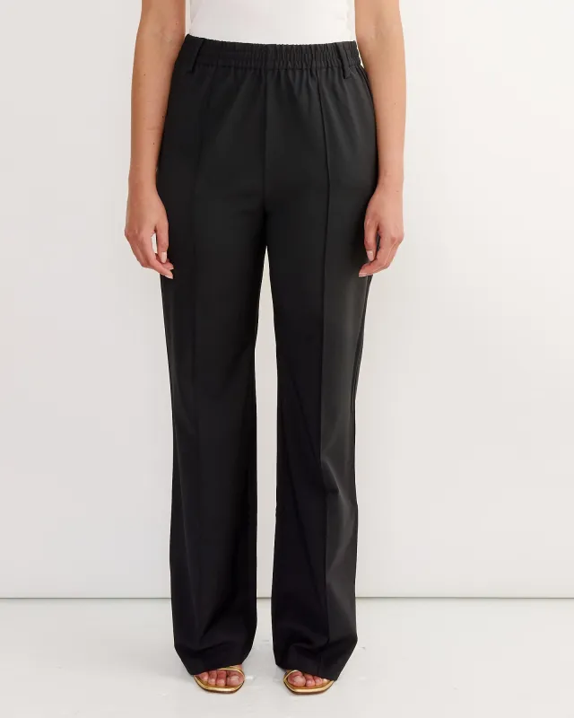 Tropical Wool Scottie Jogger in Black sold by Mohawk General Store