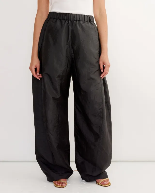 Crispy Nylon Winslow Pant in Black sold by Mohawk General Store