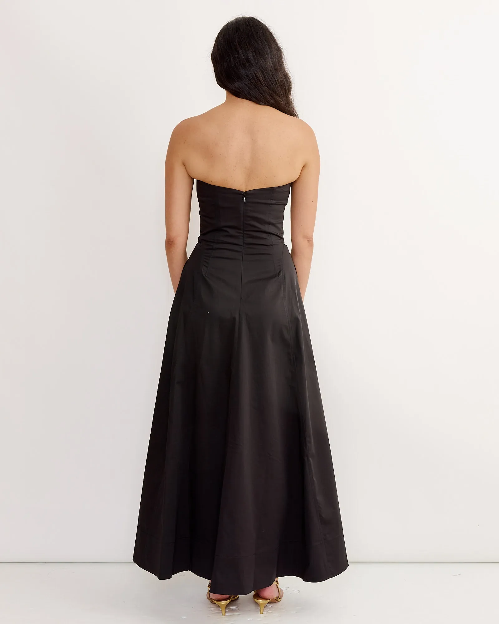 Sculpted Strapless Dress in Black sold by Mohawk General Store product image thumbnail 3