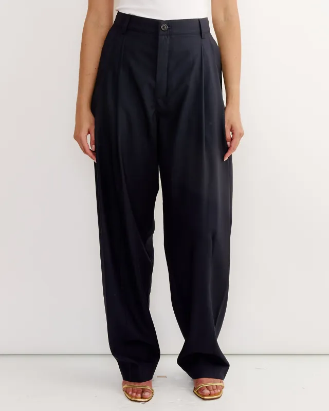Claus Pant in Tropical Navy sold by Mohawk General Store