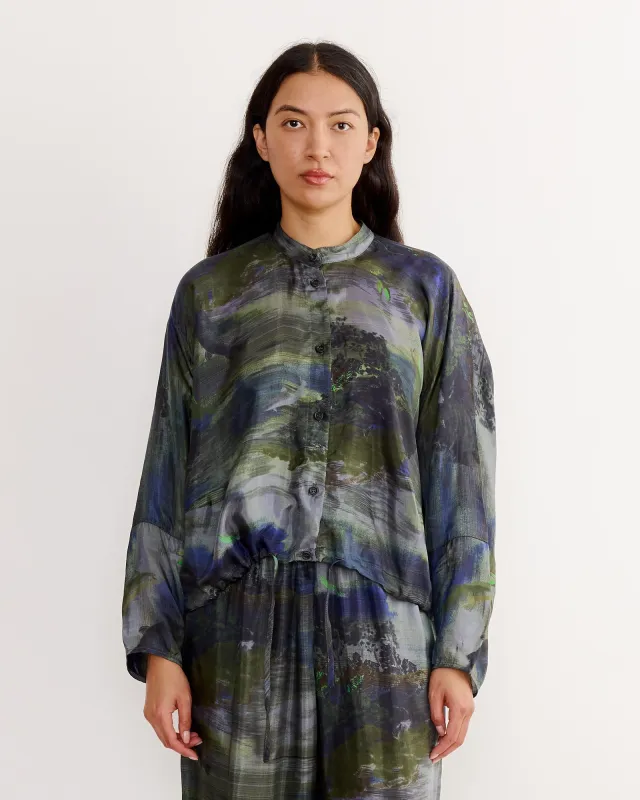 Flat Shirt in Fishes Light sold by Mohawk General Store