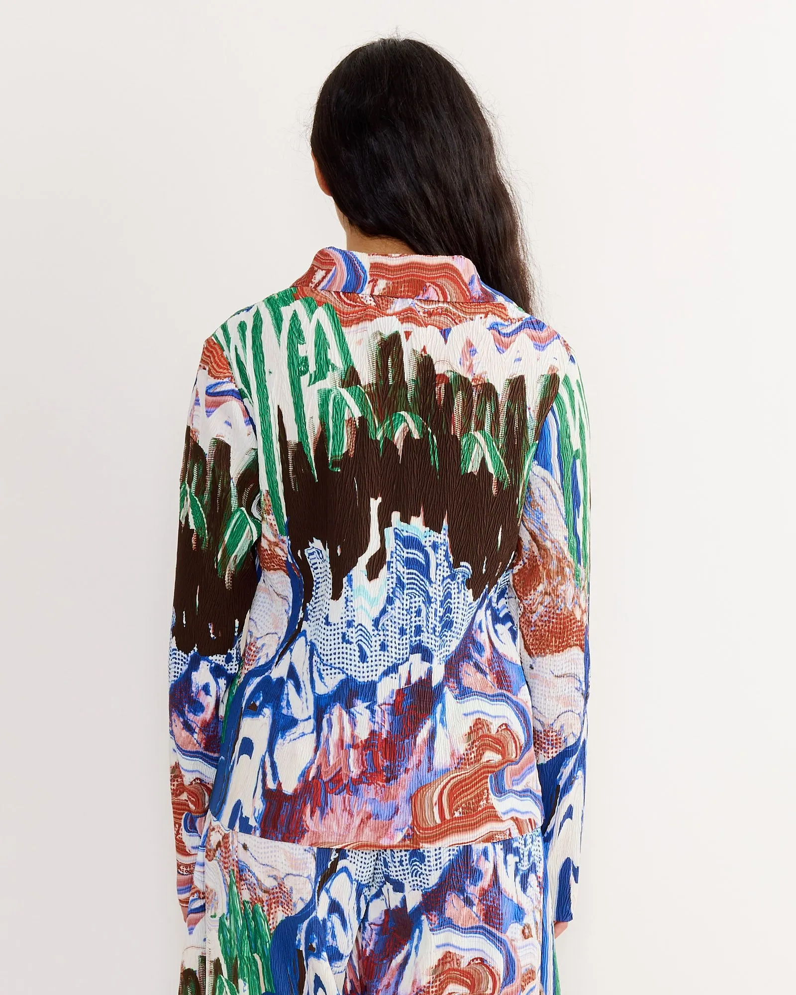 Slope Blouse in Graphic Slopes Light sold by Mohawk General Store product image thumbnail 3