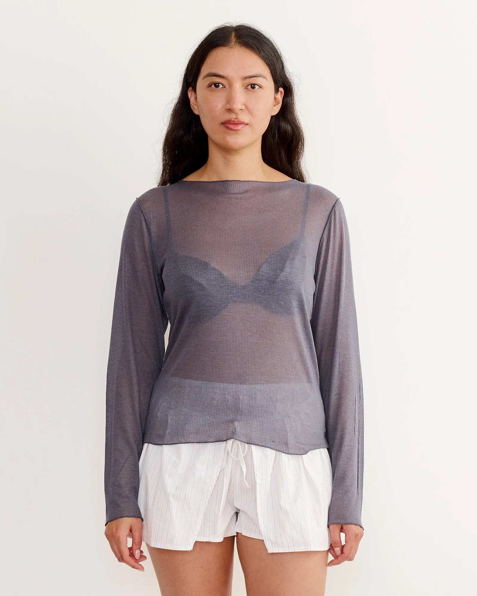Knit Top in Steel sold by Mohawk General Store