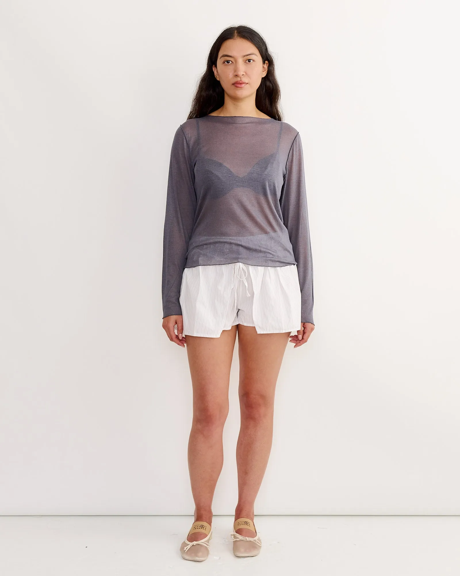 Knit Top in Steel sold by Mohawk General Store product image thumbnail 2