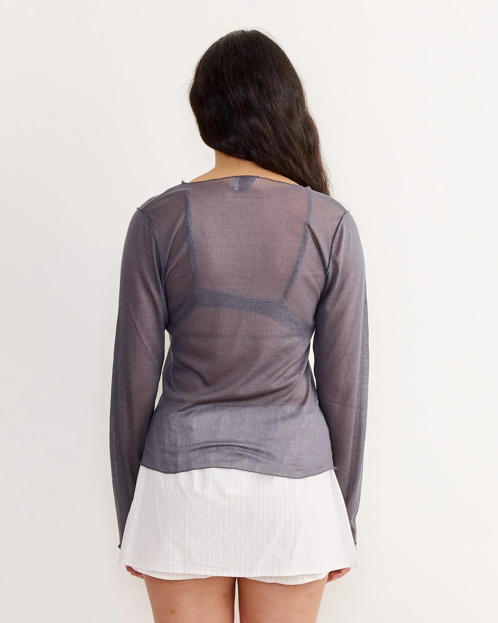 Knit Top in Steel sold by Mohawk General Store product image thumbnail 3