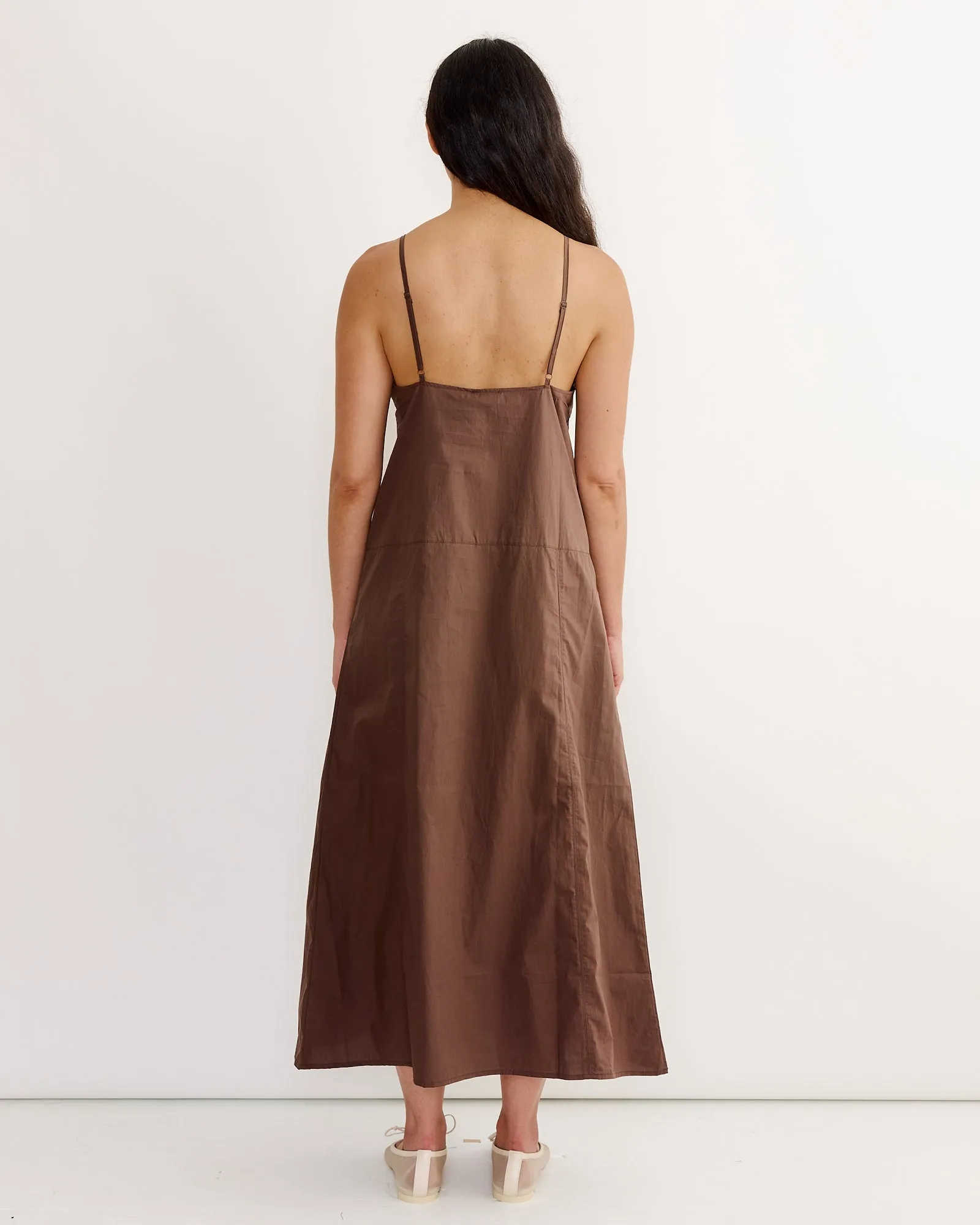 Double Seam Dress in Chocolate sold by Mohawk General Store product image thumbnail 2
