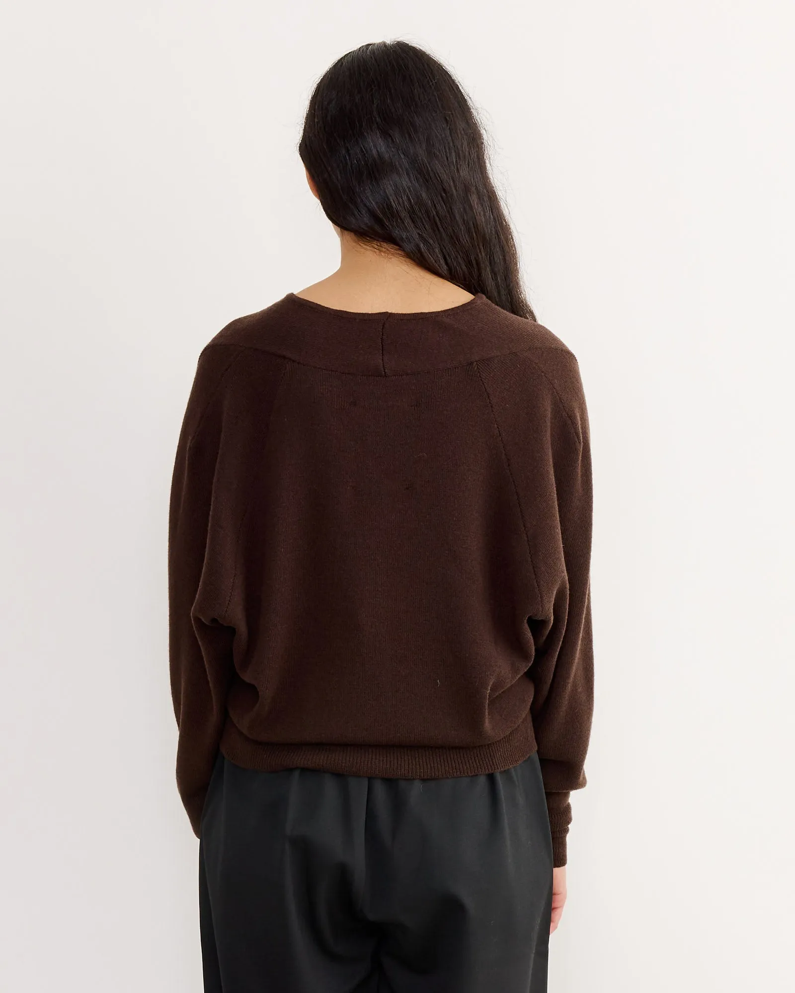 Merino & Cashmere Cardigan in Brown sold by Mohawk General Store product image thumbnail 3