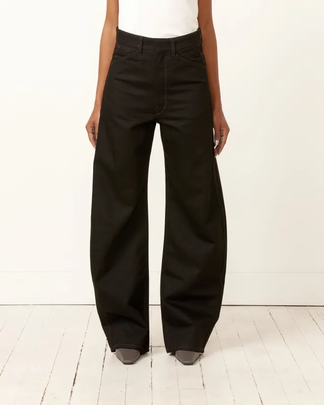 High Waisted Curved Pant in Black sold by Mohawk General Store