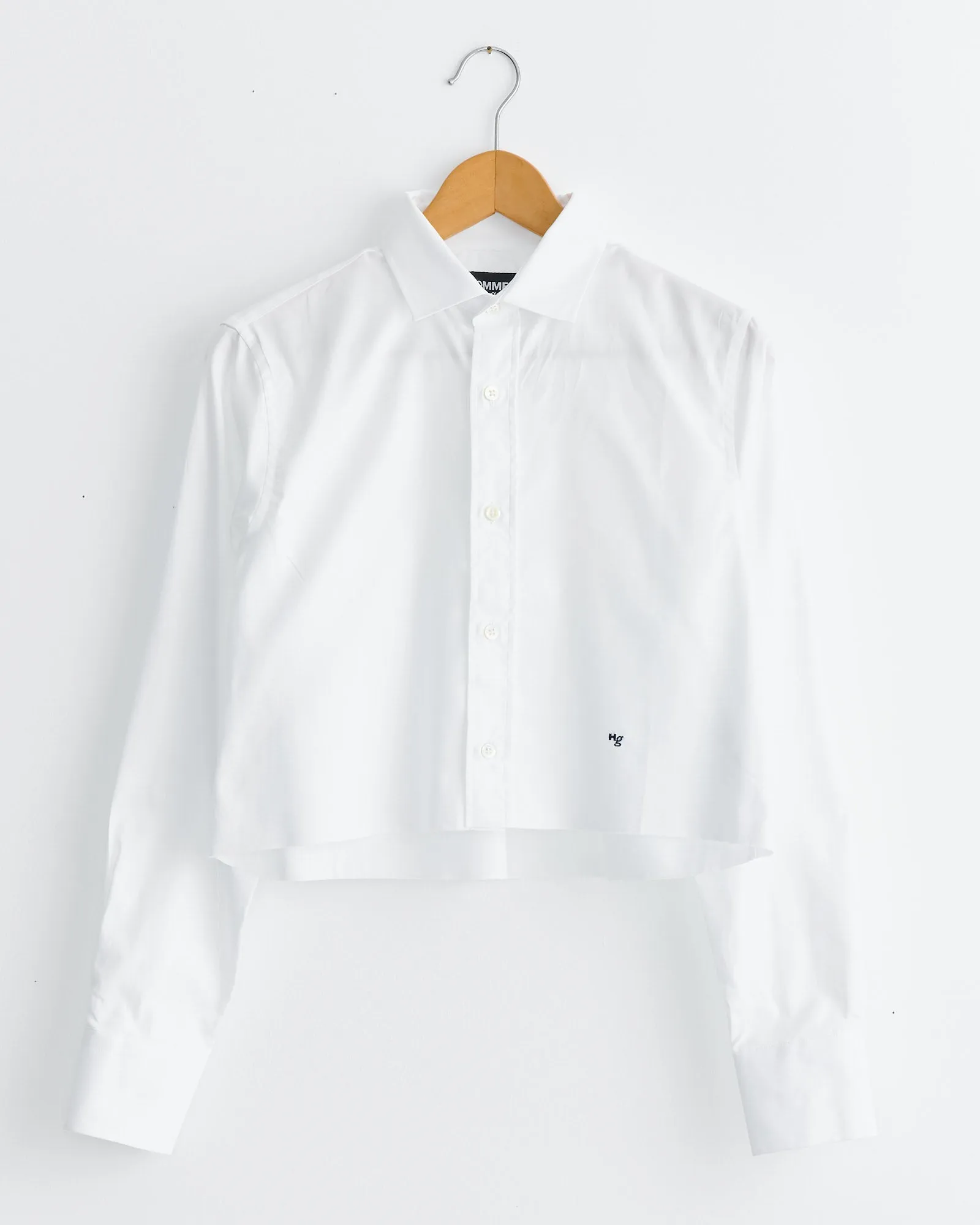 Cropped Shirt in White sold by Mohawk General Store